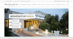 Desktop Screenshot of parkhotelsantelia.it